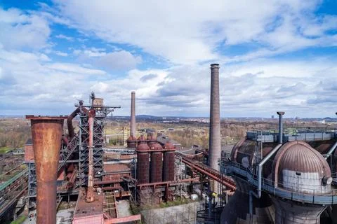 Old industrial complex Stock Photos