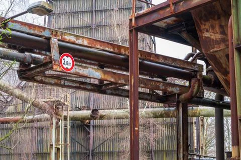 Old industrial complex Stock Photos