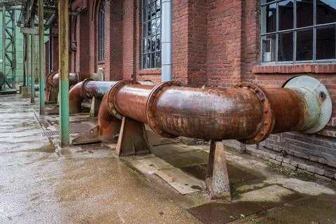 Old industrial complex Stock Photos