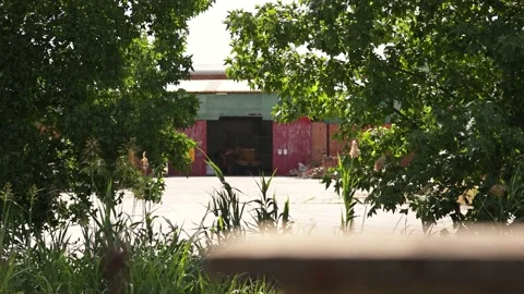 Old industrial warehouse Stock Footage 201150460