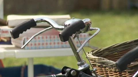 Old Irish Bicycle Stock Footage 89664855