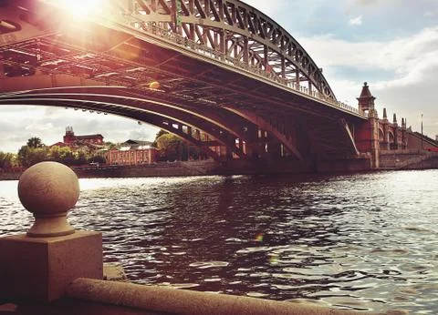 Old iron bridge Stock Photos