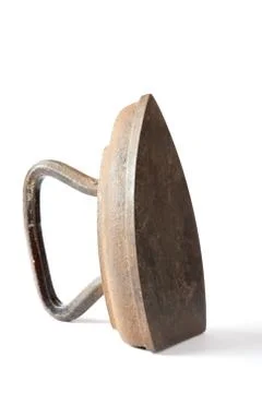 The old iron covered with rust Stock Photos