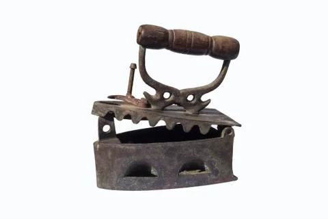 Old iron isolated Stock Photos