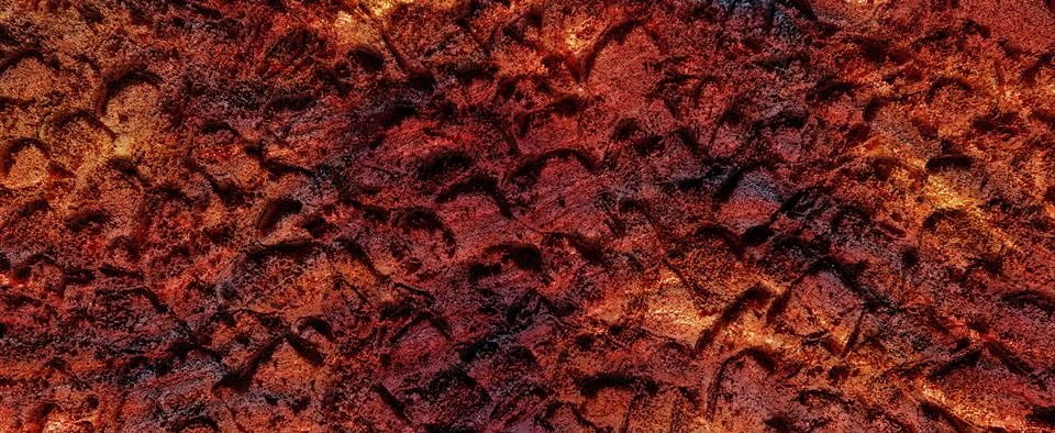 Old iron surface covered with layer of rust background Illustrazione stock