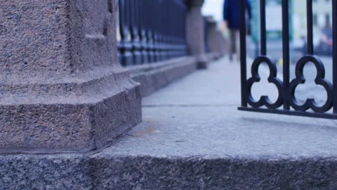 Old iron wicket is closing Stock Footage 123231807