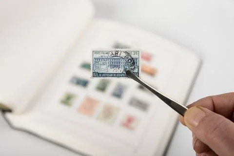 Old Italian stamp Stock Photos