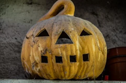 Old Jack O Lantern Stock Photos