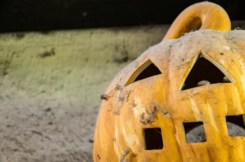 Old Jack O Lantern Foto stock