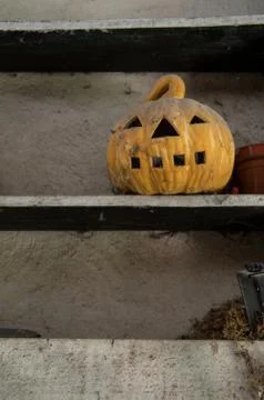 Old Jack O Lantern Stock Photos