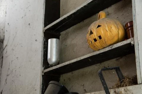 Old Jack O Lantern Foto stock