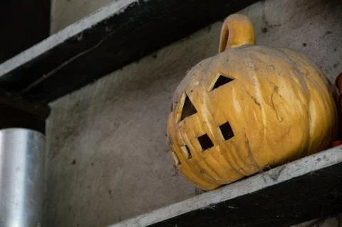 Old Jack O Lantern Stock Photos