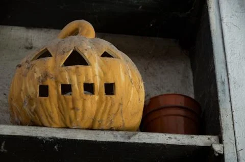 Old Jack O Lantern Stock Photos