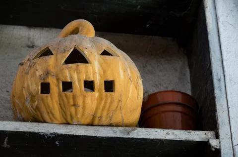 Old Jack O Lantern Stock Photos