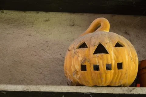 Old Jack O Lantern Stock Photos