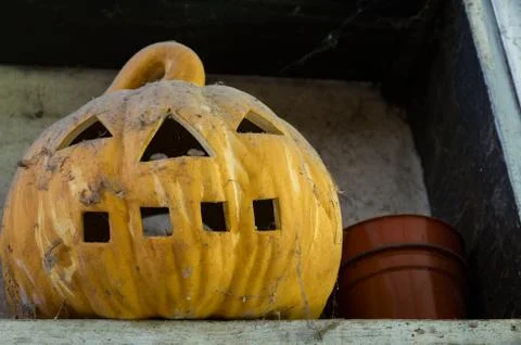 Old Jack O Lantern Stock Photos