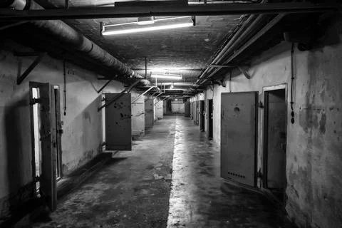 Old jail with cells Stock Photos