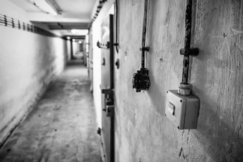 Old jail with cells Stock Photos