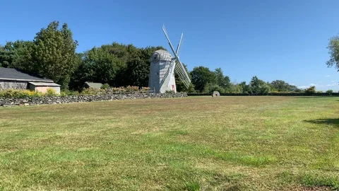 Old Jamestown Windmill - 4K Stock-Footage 116346931