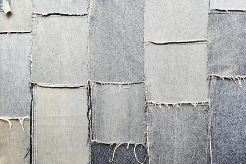 Old Jeans background texture. Blue denim style wallpaper fashion jean. 스톡 사진