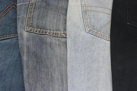 Old jeans Foto stock