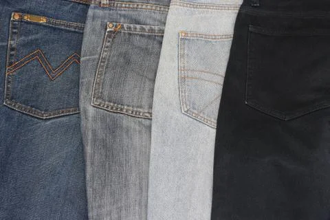 Old jeans Foto stock