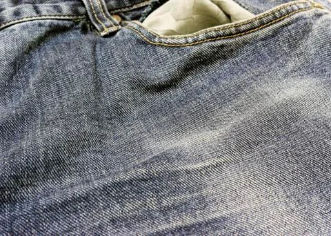 Old jeans Foto stock