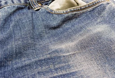 Old jeans Foto stock