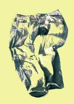 Old jeans Stock Photos