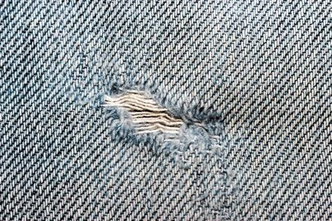 Old jeans Foto stock