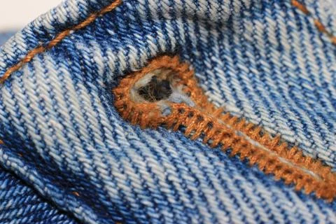 Old jeans Foto stock