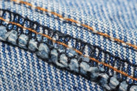 Old jeans Foto stock