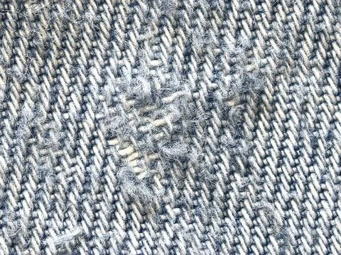 Old jeans Foto stock