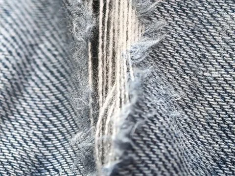 Old jeans Foto stock