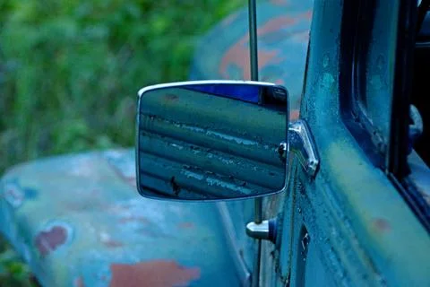 Old Jeep Mirror Stock Photos