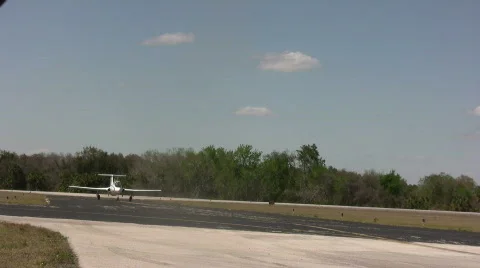 Old jet airplane Stock Footage 667190
