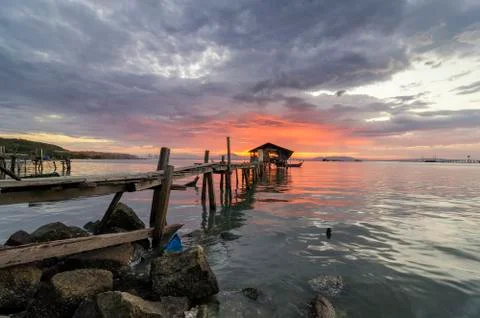 Old Jetty Stock Photos