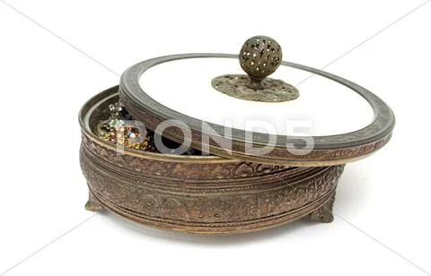 Old jewelery box Stock Photos