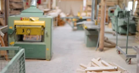 Old joinery shop Stock Footage 147400577