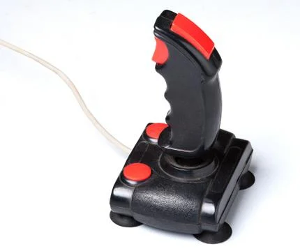 Old joystick for computer games Fotos Stock