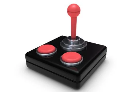 Old joystick Stock Illustration