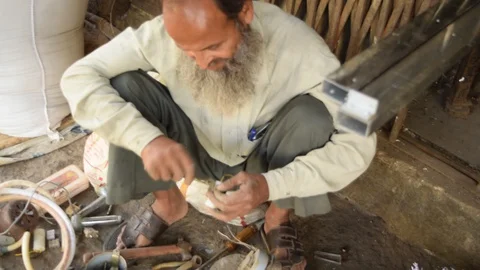 OLD JUNK STORE Stock Footage 130060438