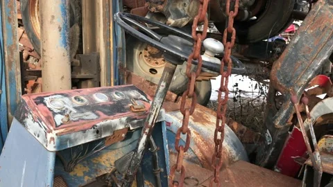 Old Junk Yard Machine Vidéo 98431306