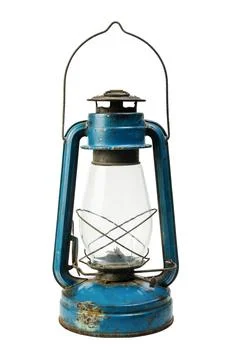 Old kerosene lantern Stock Photos