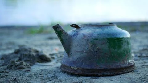 Old Kettle 库存照片