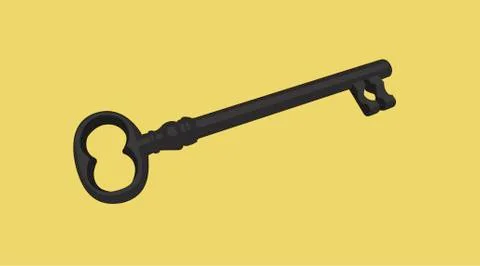 Old Key Stock Illustration