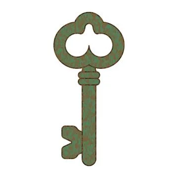Old Key Stock Illustration