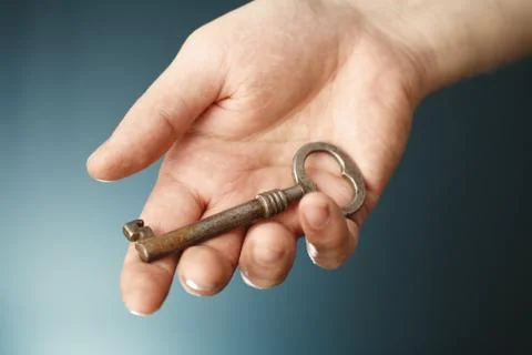Old key Foto stock
