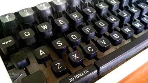 Old keyboard 3 Stock Photos