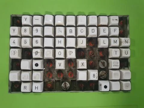 Old keyboard Stock Photos